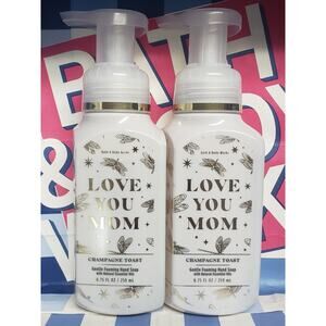 BBW LOVE YOU MOM Champagne Toast Gentle Foaming Hand Soap 2 Pack